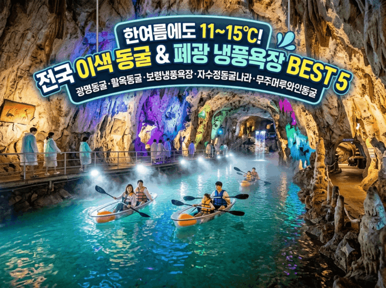 폭염 오싹한 한기, 전국 폐광·동굴 피서지