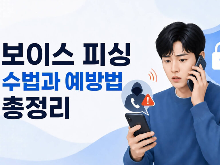 보이스피싱 수법 예방 총정리